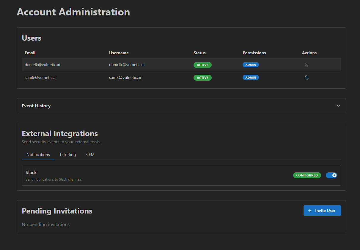 Account Administration